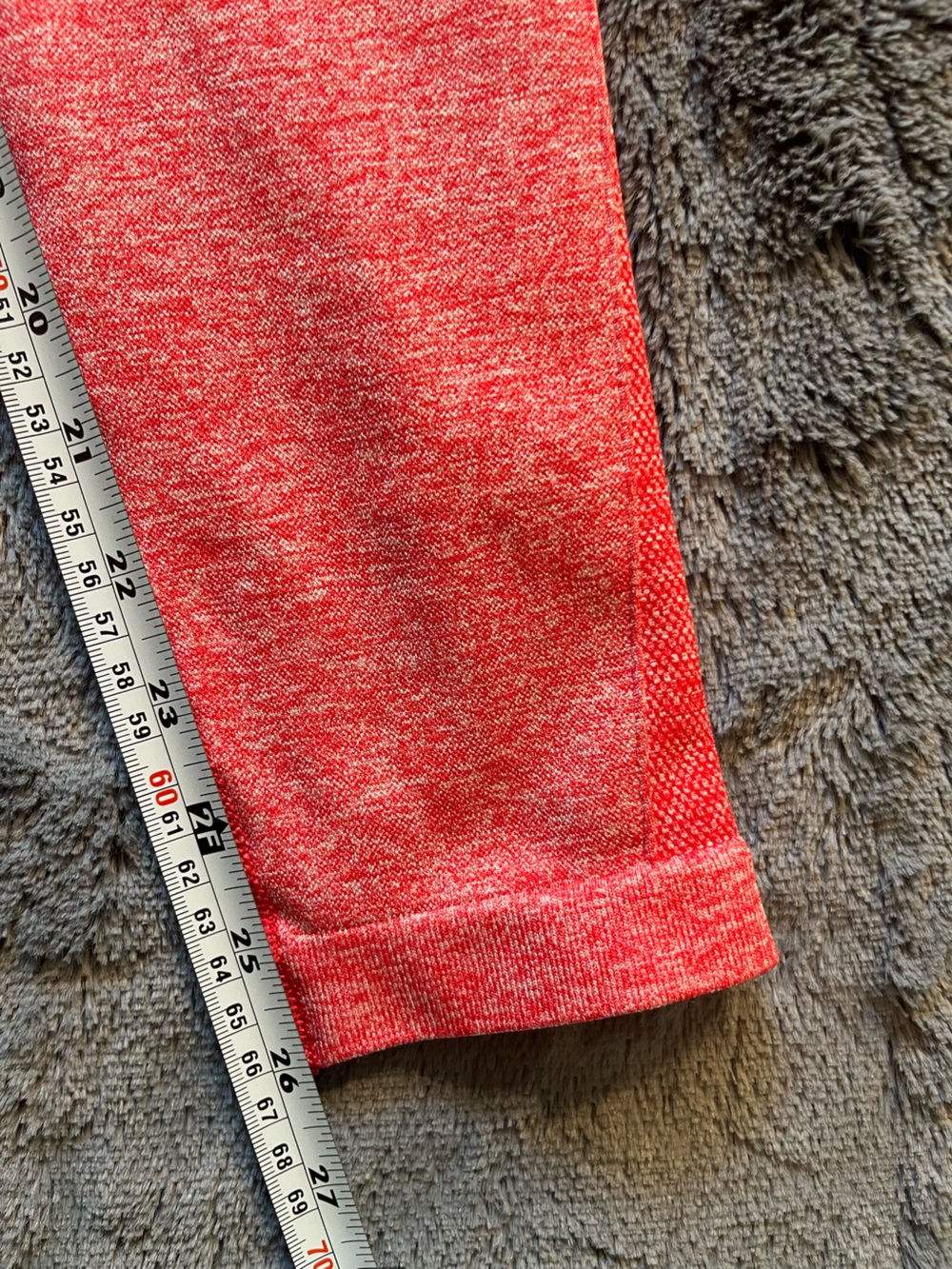Gymshark Women’s Leggings Seamless Pull-On Red Size L Athletic Compression - Picture 6 of 6